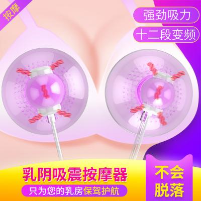 取悦三点刺激强烈吮吸乳房乳阴吸振按摩器