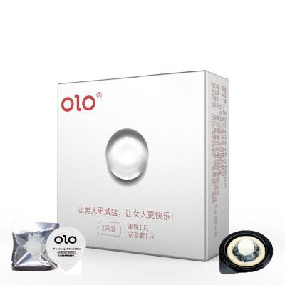 【双体验感】OLO <strong style='color:red;'>避孕套</strong> 增长柔珠1+1带封膜 1只果冻盒...