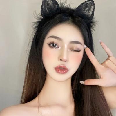 【网红猫系发箍】思春阁可爱毛绒猫耳朵发箍 猫系女友调情软妹超...