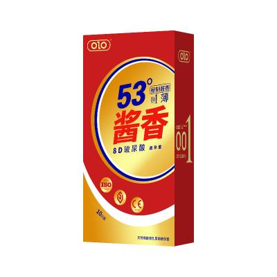 【喝酱香用酱香套】OLO53度酱香<strong style='color:red;'>避孕套</strong>8d玻尿酸冰火激爽0...